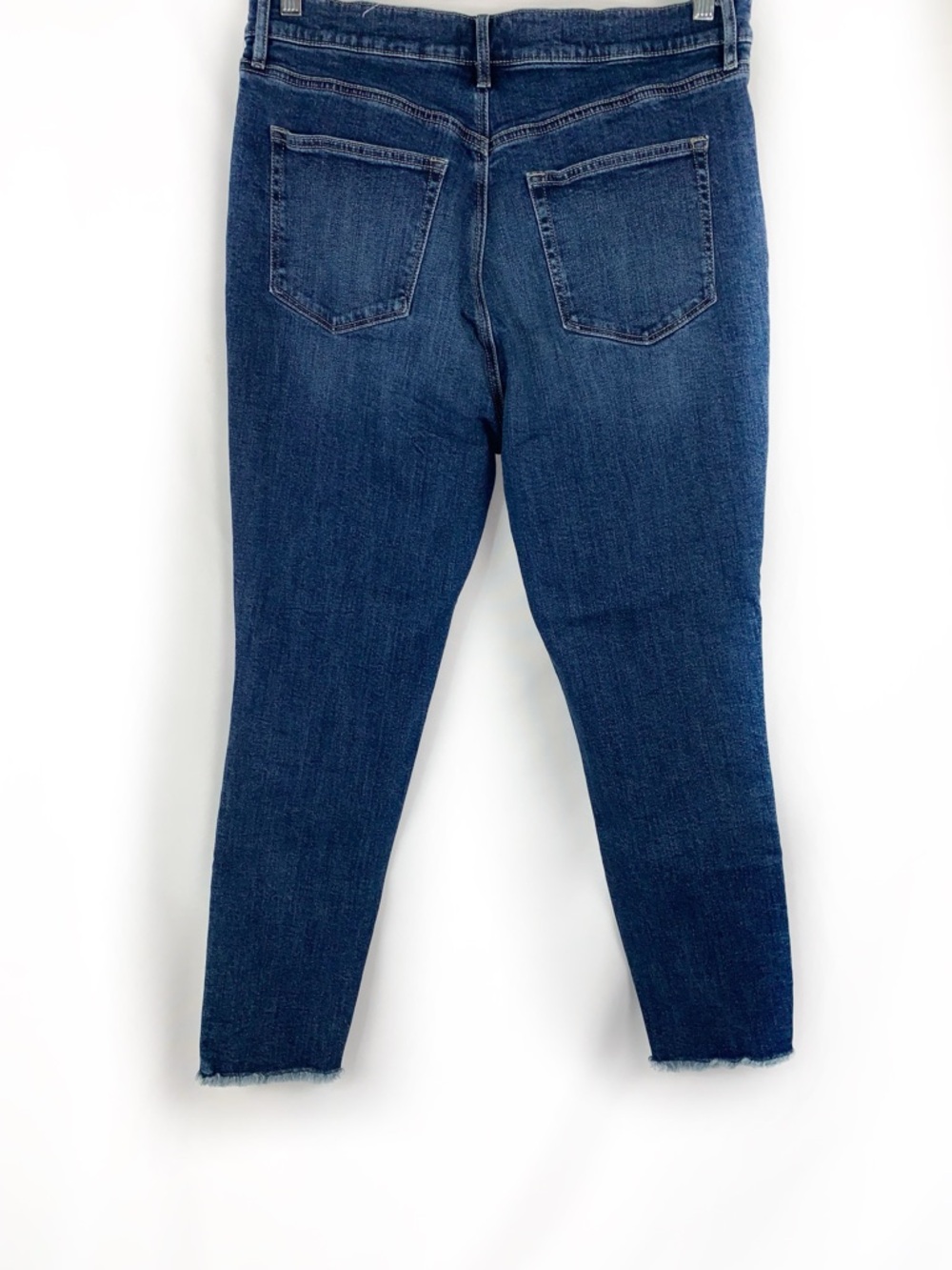 LOFT Dark Wash High-Rise Skinny Jeans - Picture 5 of 7